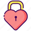 key, love, married, padlock, valentine, wedding 