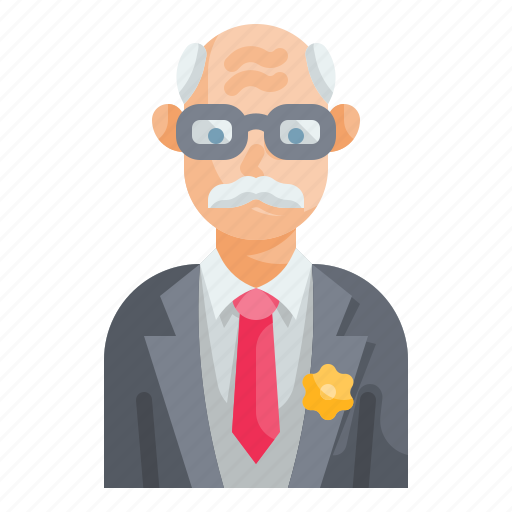 Grandfather, grandpa, elderly, senior, avatar icon - Download on Iconfinder