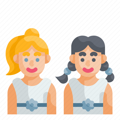 Junior, bridesmaid, girl, younger, sister icon - Download on Iconfinder