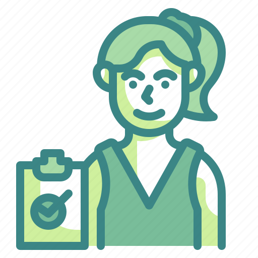 Attendant, woman, receptionist, girl icon - Download on Iconfinder