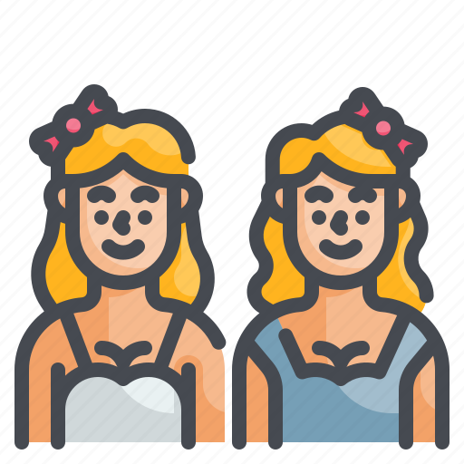 Bridesmaid, friend, girls, women, avatar icon - Download on Iconfinder