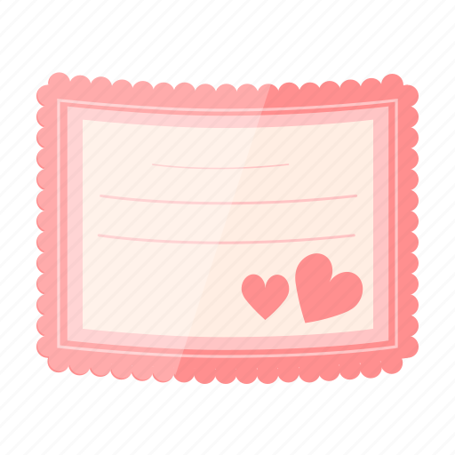 Correspondence, heart, invitation, letter, love, postcard, wedding icon - Download on Iconfinder