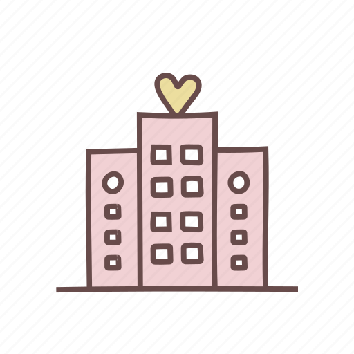 Hotel, architecture, building, construction, estate, property, real icon - Download on Iconfinder