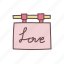 love, sign, directory, signage, signboard 