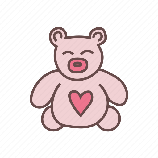 Bear, teddy, gift, love, toy icon - Download on Iconfinder