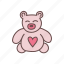 bear, teddy, gift, love, toy 