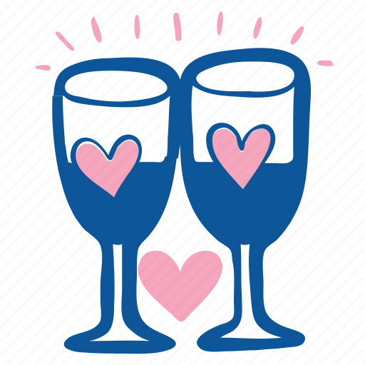 Drinks, glasses, marriage, party, toast, wedding, wishes icon - Download on Iconfinder