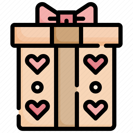 Gift, heart, love, romance, valentines icon - Download on Iconfinder