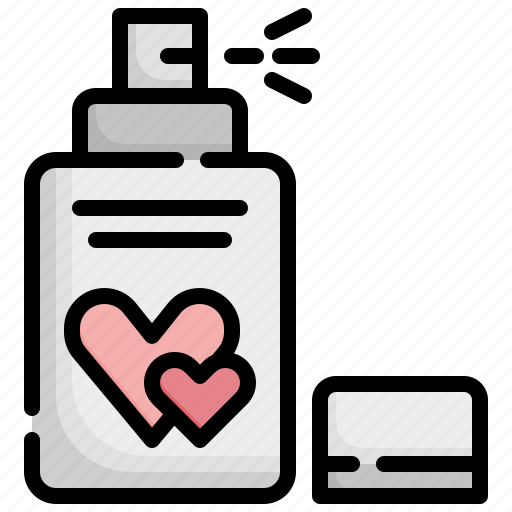 Perfume, beauty, container, heart, love icon - Download on Iconfinder