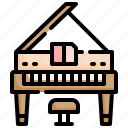 piano, grand, music, multimedia, orchestra