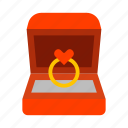 ring box, engagement, ring, wedding, box