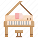 piano, grand, music, multimedia, orchestra