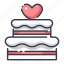 wedding, cake, marriage, romance, love, couple, heart 