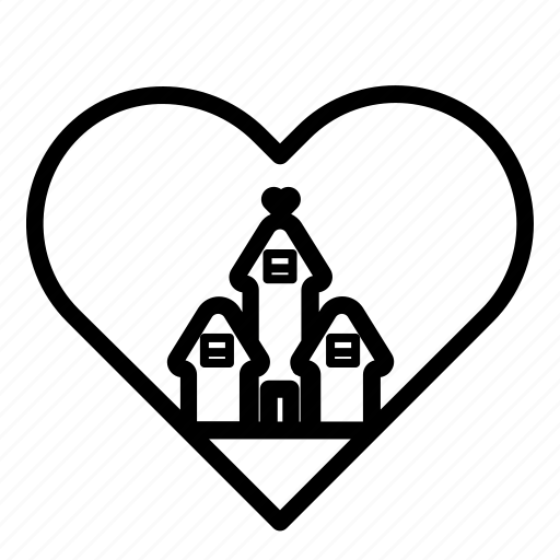 House, love, valentine, wedding icon - Download on Iconfinder