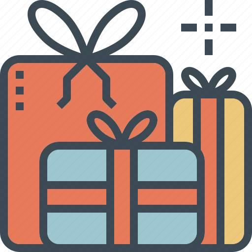 Box, gift, present, ribbon, valentine, wedding icon - Download on Iconfinder