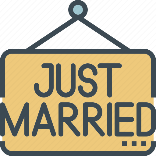 Just, married, sign, wedding icon - Download on Iconfinder