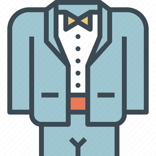 Dress, formal, groom, suit, tuxido, wedding icon - Download on Iconfinder