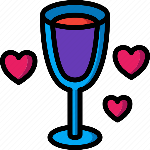 Bride, champagne, couple, flute, groom, marriage, wedding icon - Download on Iconfinder