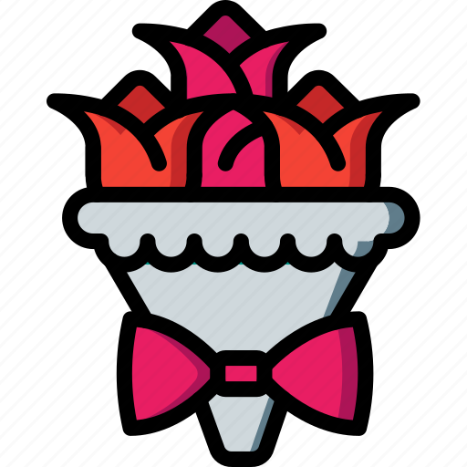 Bouquet, bride, couple, groom, marriage, wedding icon - Download on Iconfinder