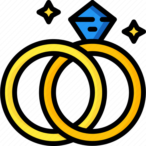 Bride, couple, groom, marriage, rings, wedding icon - Download on Iconfinder