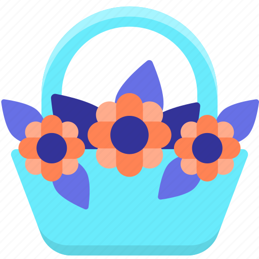 Flower basket, flowers icon - Download on Iconfinder