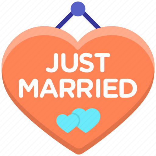 Just married, just married sign, married icon - Download on Iconfinder