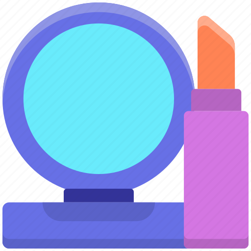Cosmetic, cosmetics, dressing table, lipstick, make up, mirror icon - Download on Iconfinder