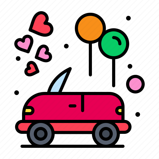 Car, celebration, honeymoon, wedding icon - Download on Iconfinder