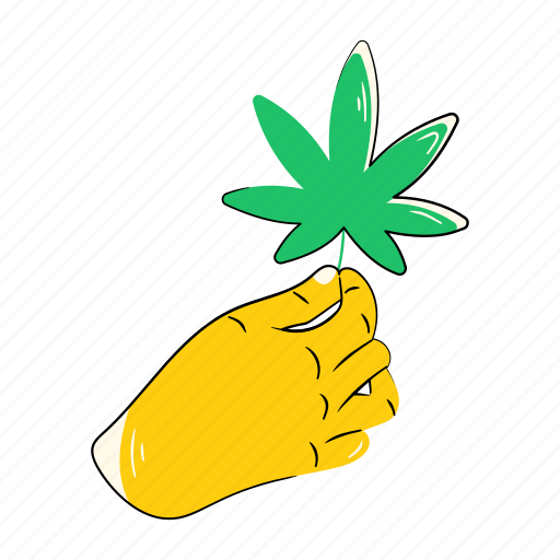 Weed, weed leaf, marijuana, cannabis leaf, hemp icon - Download on Iconfinder