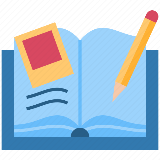 Journaling, notepad, education, diary, notebook, write, record icon - Download on Iconfinder