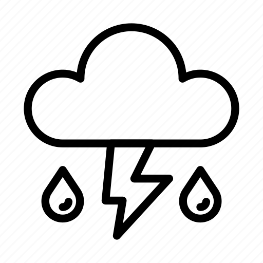 Thunderstorm, depression, thunder, cloud, weather, gloomy, sadness icon - Download on Iconfinder