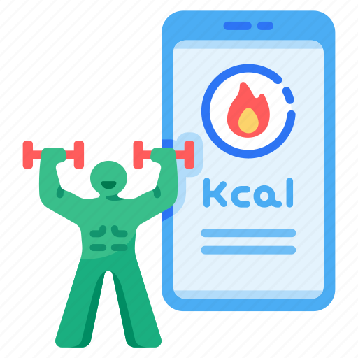 Exercise, application, calculate, smartphone, calories, workout, health icon - Download on Iconfinder
