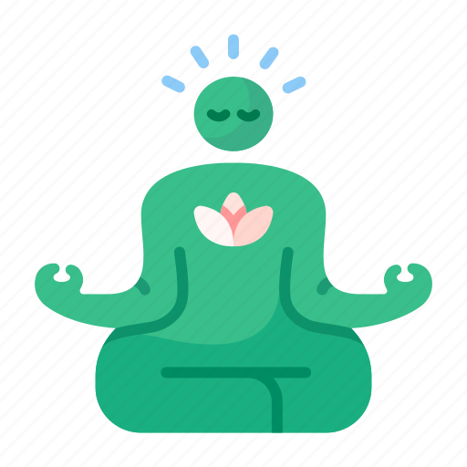 Meditation, relaxation, calm, meditating, spirituality, tranquility, concentration icon - Download on Iconfinder