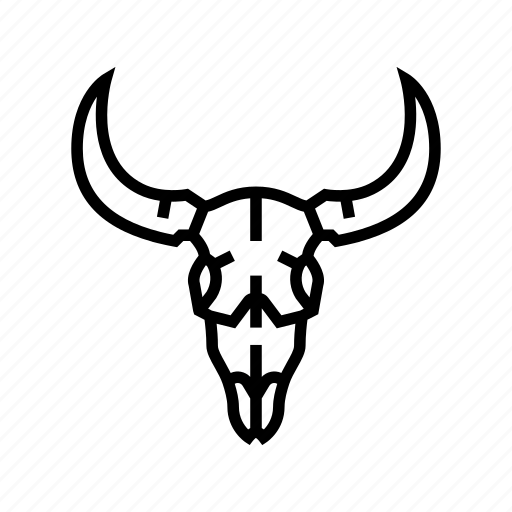 Skull, bull, western, cowboy, sheriff, man, lasso icon - Download on Iconfinder