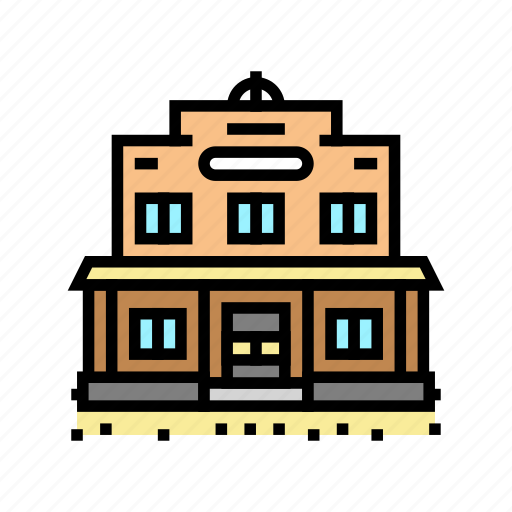 Saloon, bar, building, western, cowboy, sheriff icon - Download on Iconfinder