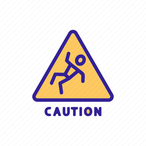 Accident, caution, floor, safety, slip, slippery, wet icon - Download on Iconfinder