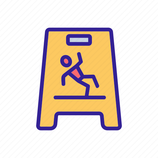 Clean, floor, safety, slip, slippery, wet icon - Download on Iconfinder