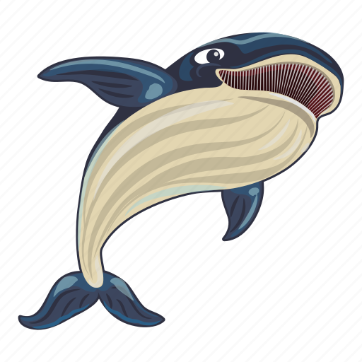 Cartoon, hand, logo, nature, swimming, water, whale icon - Download on Iconfinder
