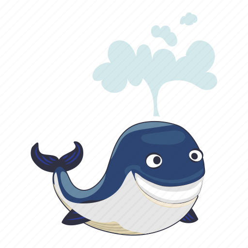 Cartoon, hand, happy, logo, nature, water, whale icon - Download on Iconfinder