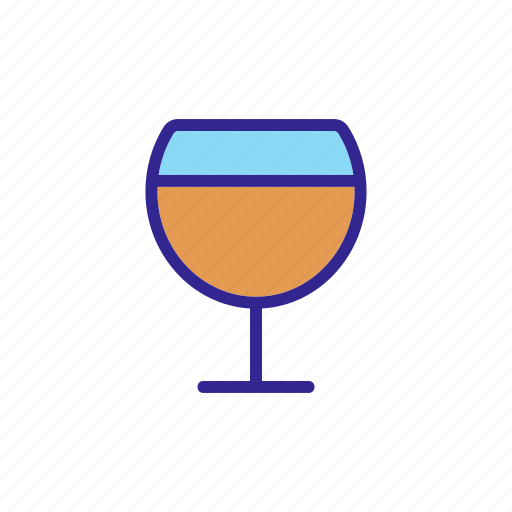 Alcohol, bar, contour, glass, image, juice, whisky icon - Download on Iconfinder