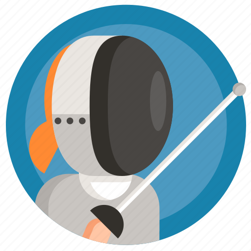 Avatar, fencing, girl, sport, woman icon - Download on Iconfinder