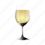 champagne, copy, glass, of, white, wine 