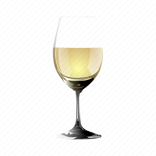 Copy, glass, half, of, white, wine icon - Download on Iconfinder