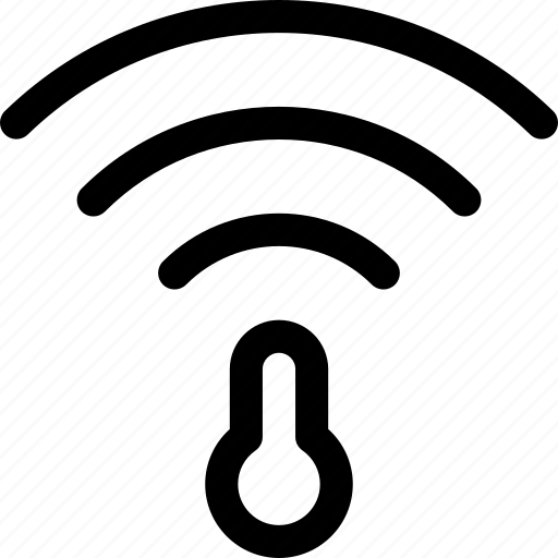 Connection, hot, temperature, warm, wave, wifi icon - Download on Iconfinder