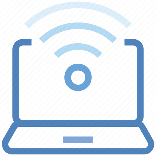 Data, internet, laptop, network, signal, wifi, wireless net icon - Download on Iconfinder