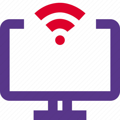Wireless, desktop, signal icon - Download on Iconfinder