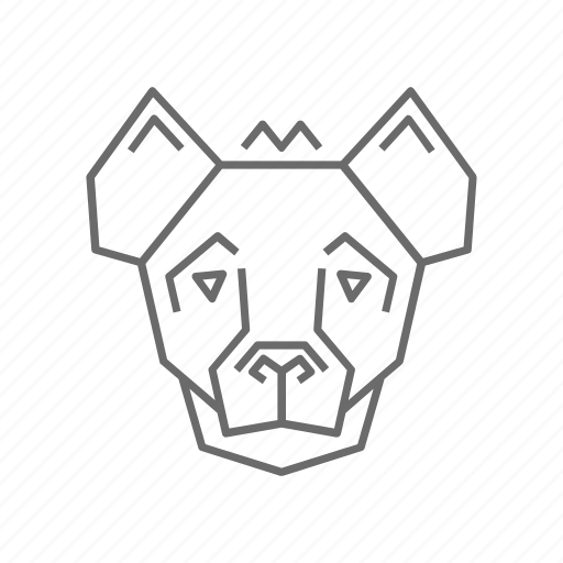 Abstract, animal, hyena, nature, outline, wild, zoo icon - Download on Iconfinder