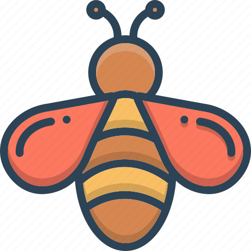 Bee, fly, food, honey, insect icon - Download on Iconfinder