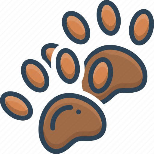 Animal, footprint, pet, track, wildlife icon - Download on Iconfinder