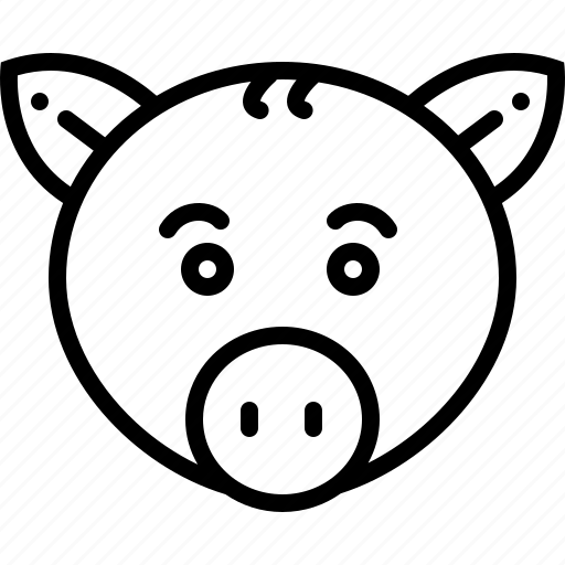 Animal, face, pig, pork icon - Download on Iconfinder
